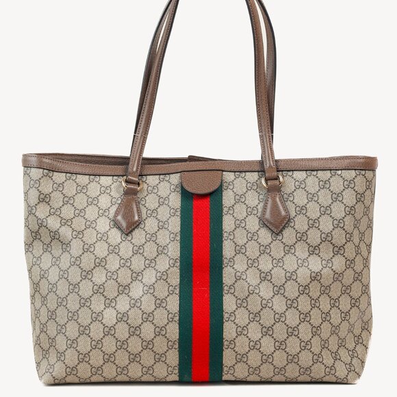 Gucci Ophidia Medium GG Supreme Canvas Tote Bag - Picture 4 of 14